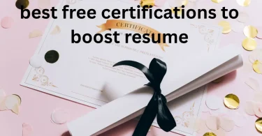 best free certifications to boost resume