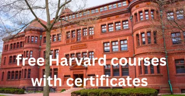free Harvard courses with certificates